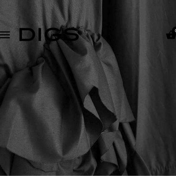 Ruffle Asymmetrical Jacket size M - Picture 3 of 5